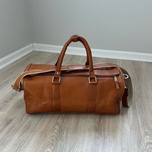 CLAVA Genuine Leather Weekender / Duffel Bag – Carry-On Size